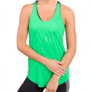 EUC Pure Barre Green Tank - Sz Small